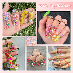 60G 6 Style Handmade Polymer Clay Cabochons&nbsp;PORC-TA0001-08A