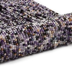 Natural Purple Fluorite Beads Strands&nbsp;G-RM2025-32A-04
