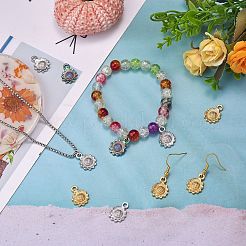15Pcs 3 Colors 304 Stainless Steel Pendants&nbsp;STAS-SZ0002-82