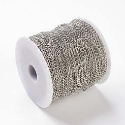 Iron Twisted Chains Curb Chains&nbsp;CHS003Y-N