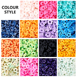 Handmade Polymer Clay Bead Strands&nbsp;CLAY-PH0001-19