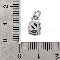 Birthdaystone Theme February 304 Stainless Steel Charms&nbsp;STAS-B128-60P-02