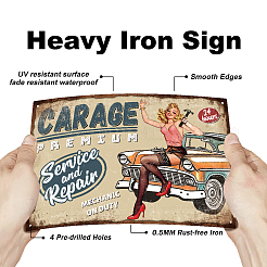 Vintage Metal Tin Sign&nbsp;AJEW-WH0189-376