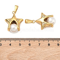 304 Stainless Steel Micro Pave Rhinestone Pendants&nbsp;STAS-C172-05G