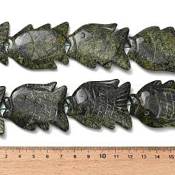 Natural Serpentine Green Lace Stone Beads Strands&nbsp;GG-CBACC04-01