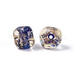 Handmade Gold Sand Lampwork Beads&nbsp;LAMP-Q039-03D
