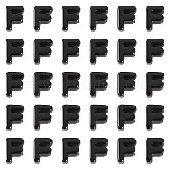 アクリルヨーロピアンビーズ  大穴ビーズ  文字F  21x17.5x13.5mm  穴：6mm&nbsp;OACR-TAC0013-14F