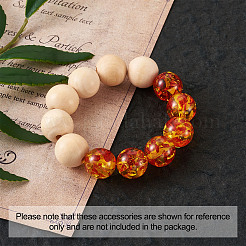 Resin Imitation Amber Beads&nbsp;CRES-TA0001-17