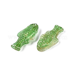 Baking Paint Transparent Glass Beads&nbsp;DGLA-N018-22A