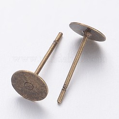 Stud Earring Settings&nbsp;X-KK-C2896-AB-1