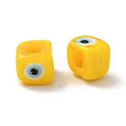 Handmade Evil Eye Lampwork European Beads&nbsp;LAMP-G143-06
