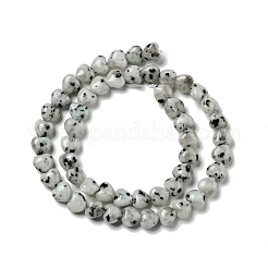 Natural Sesame Jasper/Kiwi Jasper Beads Strands&nbsp;G-B022-12A