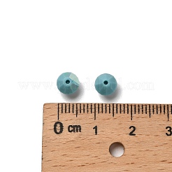 プレシオサ®クリスタルビーズ  チェコクリスタル  双円錐形(451 69 302 ロンデル)  63030 200 ターコイズab  6mm  穴：1mm&nbsp;X-PRC-BA6-63030-200