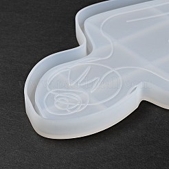 DIY 女神トレイ パレット シリコン製胸像型  貯蔵型  UVレジン用  エポキシ樹脂工芸品作り  ホワイト  280x154x15mm&nbsp;DIY-P070-C03