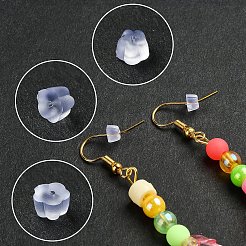 プラスチック製ピアスキャッチ  ピアスバックキャッチ  ホワイト  4x2.5mm  穴：0.7mm  500個/箱&nbsp;KY-YW0001-01