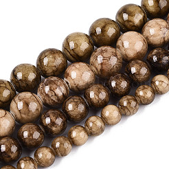 Natural Persian Jade Beads Strands&nbsp;G-A255-A02-02E