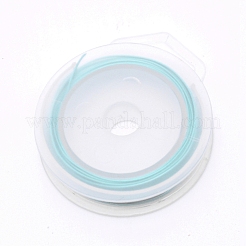 ラウンド銅クラフトワイヤー  ダークターコイズ  20ゲージ  0.8mm  約10m /ロール&nbsp;CWIR-WH0001-0.8mm-12