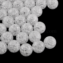 Transparent Crackle Acrylic Beads&nbsp;CACR-R008-20mm-12