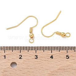 シェグレース 真鍮製フレンチフック（コイルとボール付き）  カドミウムフリー＆ニッケルフリー＆鉛フリー  18KGP本金メッキ  20x21.5x3.5mm  穴：1.8mm  ピン：0.7mm&nbsp;XGR0001G-01G