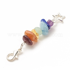Chakra Theme Natural Gemstone Pendant Decorations&nbsp;X1-HJEW-JM00645-03