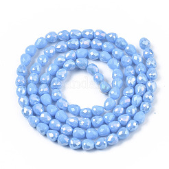 Opaque Glass Beads Strands&nbsp;X-EGLA-T008-16C