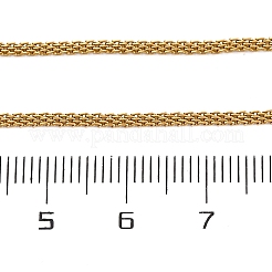 304 Stainless Steel Mesh Chain Necklaces for Women Men&nbsp;NJEW-P321-01G