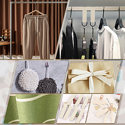 Flat Polycotton Twill Tape Ribbon&nbsp;OCOR-WH0066-92I-01