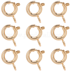 20Pcs Eco-friendly Brass Spring Ring Clasps&nbsp;KK-BBC0027-69B-G