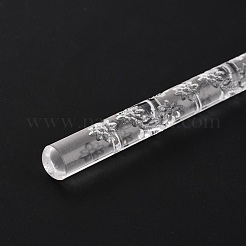 アクリル粘土模様ローラー  エンボスクッキーを焼くため  キッチンツール  粘土ツール  花柄  16.5~16.7x0.95~1cm&nbsp;AJEW-F055-06D