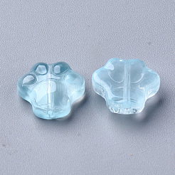 Transparent Spray Painted Glass Beads&nbsp;GGLA-S054-008A-08