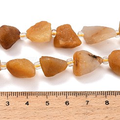 Natural Yellow Botswana Agate Beads Strands&nbsp;GG-CBA0B77-A21-03