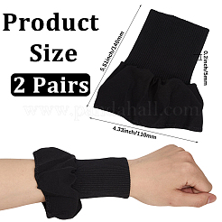 Cotton Elastic Rib Fabric Cuffs&nbsp;AJEW-WH20006-476B