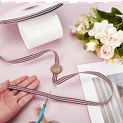Polyester Stripe Ribbon&nbsp;OCOR-WH0101-167A