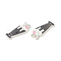 合金エナメルチャーム  アイスクリームチャーム  プラチナ  ミックスカラー  23.5x11x2.5mm  穴：2mm&nbsp;ENAM-G212-11P