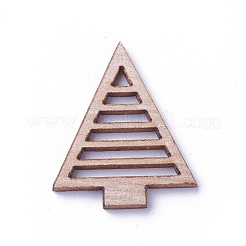 Undyed Wood Pendants & Cabochons&nbsp;WOOD-I004-40