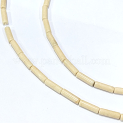天然石ペトリファイドウッドビーズ連売り  コラム  13~14x4mm  穴：1.2mm  約29~30個/連  15.16''~15.75''（38.5~40センチメートル）&nbsp;G-F247-49