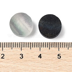 天然の蛍石カボション  フラットラウンド  12~12.5x7~10mm&nbsp;G-K338-39B-04