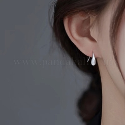 ファインシルバー ティアディープ ダングル イヤリング 999 個  銀  16x5mm&nbsp;EJEW-P296-29S