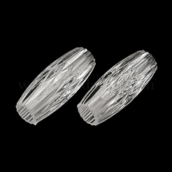 クリアアクリルヨーロピアンビーズ  大穴ビーズ  バレル  透明  30x12mm  穴：6mm  約263個/ 500&nbsp;TACR-G048-17