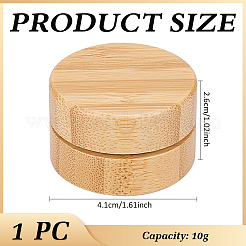 10G Bamboo & Aluminum Cream Jar&nbsp;CON-WH0112-016A
