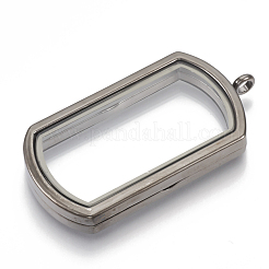 Alloy Magnetic Locket Big Pendants&nbsp;PALLOY-T052-17B