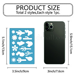 Acrylic Earring Handwork Template&nbsp;DIY-WH0359-035