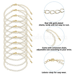 Brass Cable Chain Bracelets for Women&nbsp;BJEW-BM00008