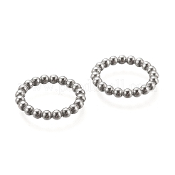 変色しにくい304ステンレススチール製リンクリング  ペンダントアクセサリー  リング形状  ステンレス鋼色  21x3mm  内径：15mm&nbsp;LS-STAS-L224-055B-P