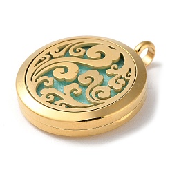 Ion Plating(IP) 316 Surgical Stainless Steel Diffuser Locket Pendants&nbsp;STAS-H342-04G