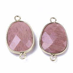 Natural Rhodochrosite Links Connectors&nbsp;LS-G-R472-01J