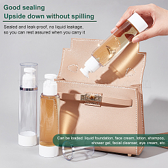 Empty Portable Plastic Airless Pump Bottles&nbsp;LS-AJEW-WH0299-91B