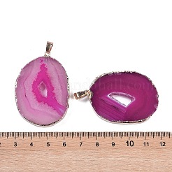 Natural Agate Big Pendants&nbsp;KK-F868-29G-03