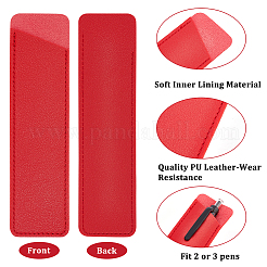 12Pcs 6 Colors PU Leather Fountain Pen Case&nbsp;ABAG-OC0001-04