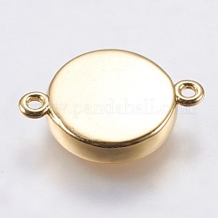 Brass Cabochon Connector Settings&nbsp;X-KK-E749-08G